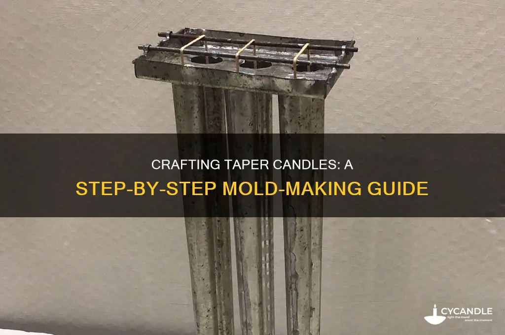 how to make a taper candle mold