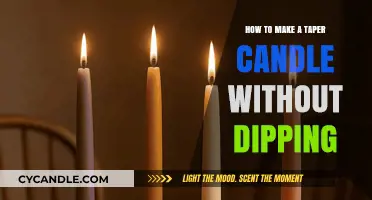 Crafting Taper Candles: A Simple No-Dip Method Guide