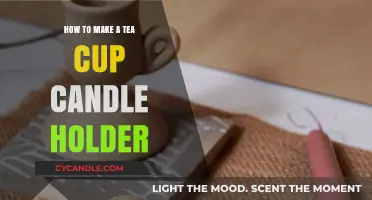 Crafting a Cozy Tea Cup Candle Holder: DIY Guide