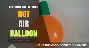 Crafting a Whimsical Tea Light Candle Hot Air Balloon DIY