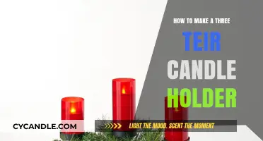 Crafting a Stunning Three-Tier Candle Holder: DIY Guide