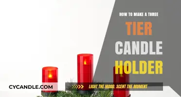 Crafting a Stunning Three-Tier Candle Holder: DIY Guide