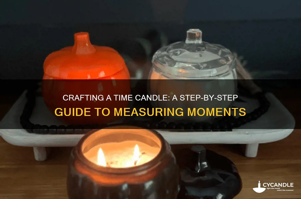 how to make a time candle