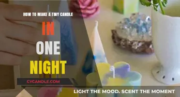 Quick DIY: Crafting a Tiny Candle in Just One Night