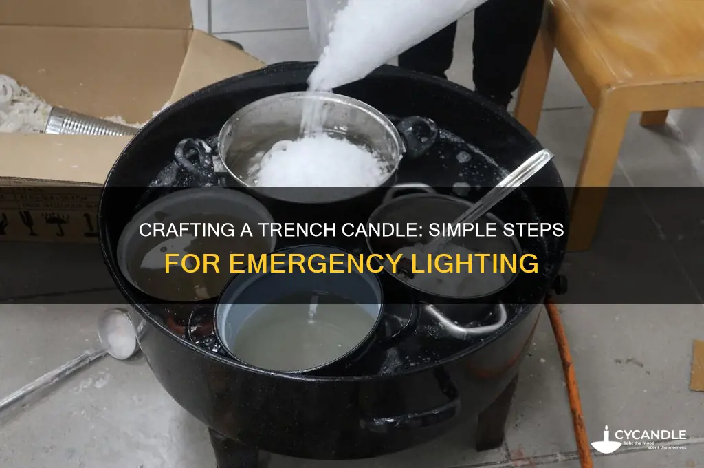how to make a trench candle