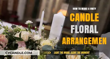 Elegant Unity Candle Floral Arrangement: A Step-by-Step DIY Guide
