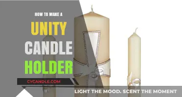 DIY Unity Candle Holder: Crafting a Symbol of Love and Unity