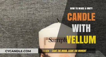 Crafting a Unity Candle with Vellum: A Step-by-Step Guide