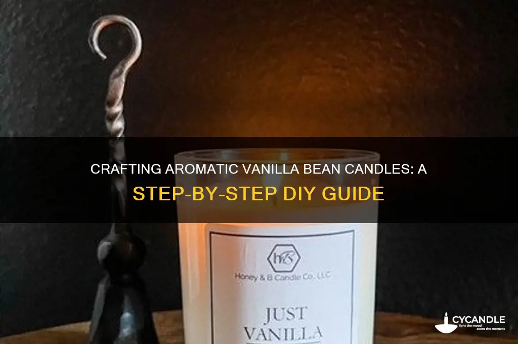 how to make a vanilla bean candle