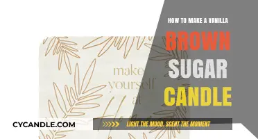 Crafting a Cozy Vanilla Brown Sugar Candle: DIY Guide
