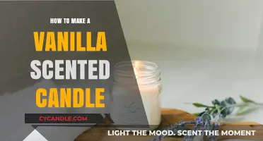 Crafting a Warm Vanilla Scented Candle at Home: Easy DIY Guide