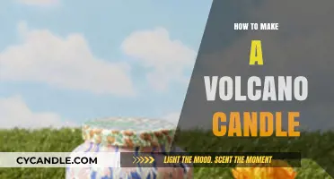 Create a Stunning Erupting Volcano Candle: DIY Craft Guide