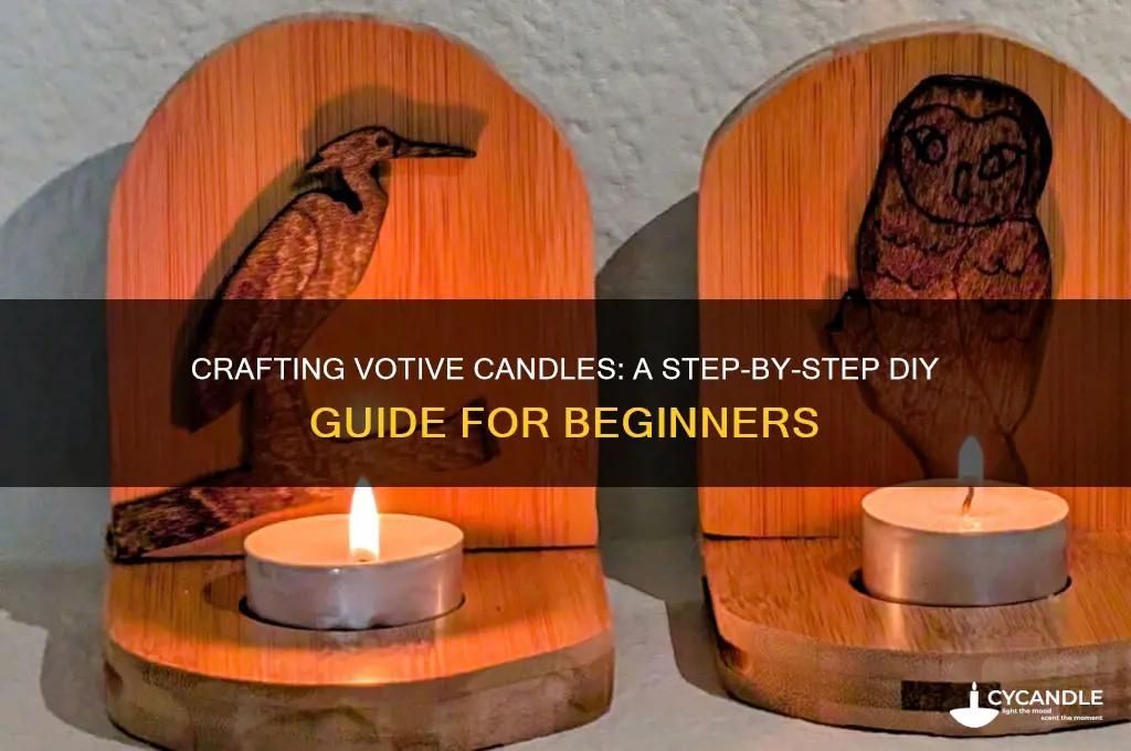 how to make a votive candle