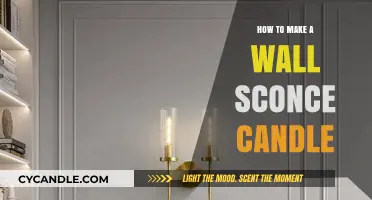 Crafting a Cozy Wall Sconce Candle: DIY Guide for Beginners