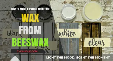 Crafting Walnut Furniture Wax: A Simple Beeswax DIY Guide