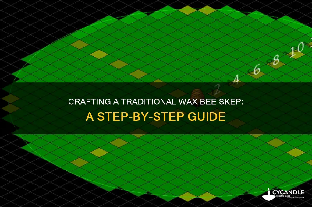 how to make a wax bee skep