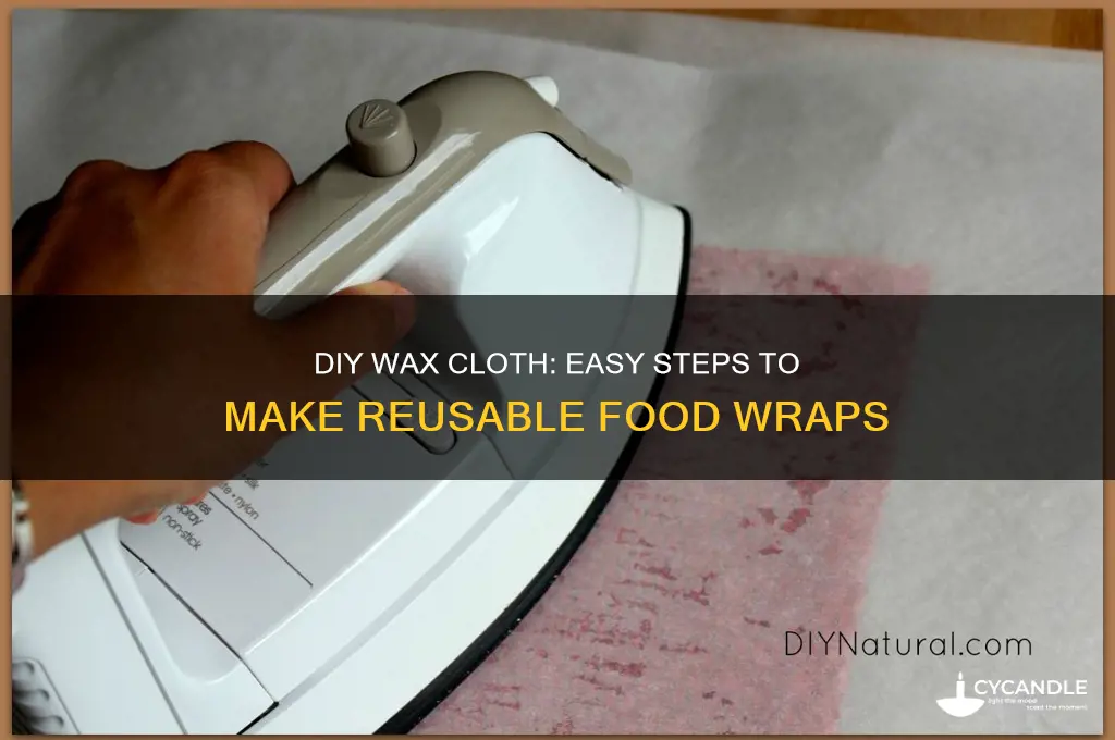how to make a wax cloth for food