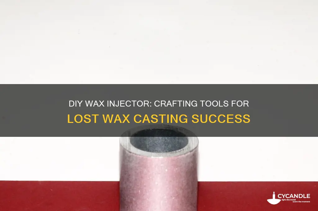 how to make a wax injector for lost wax casting