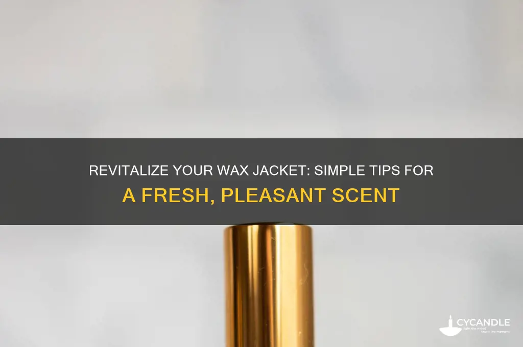 how to make a wax jacket smell nice