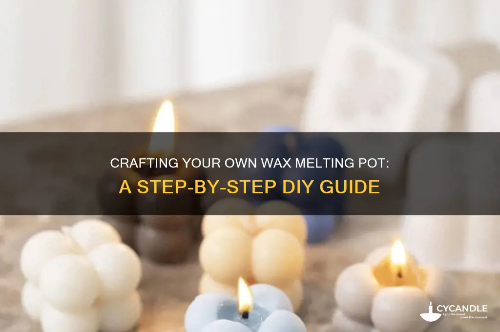 how to make a wax melting pot