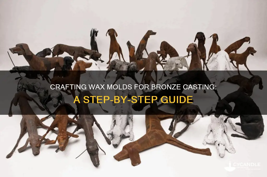 how to make a wax molds for pouring bronze