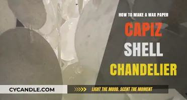 DIY Wax Paper Capiz Shell Chandelier: Crafting Elegant Lighting