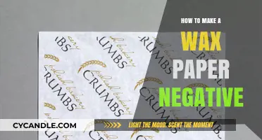 Crafting Wax Paper Negatives: A Step-by-Step DIY Photography Guide