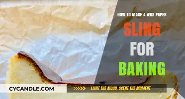 Easy Wax Paper Sling: A Baking Hack for Perfect Cheesecakes