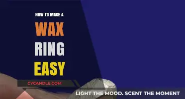 Simple Steps to Crafting a Perfect Wax Ring Effortlessly