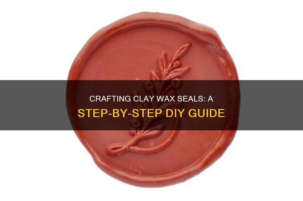 how to make a wax seal out of clay