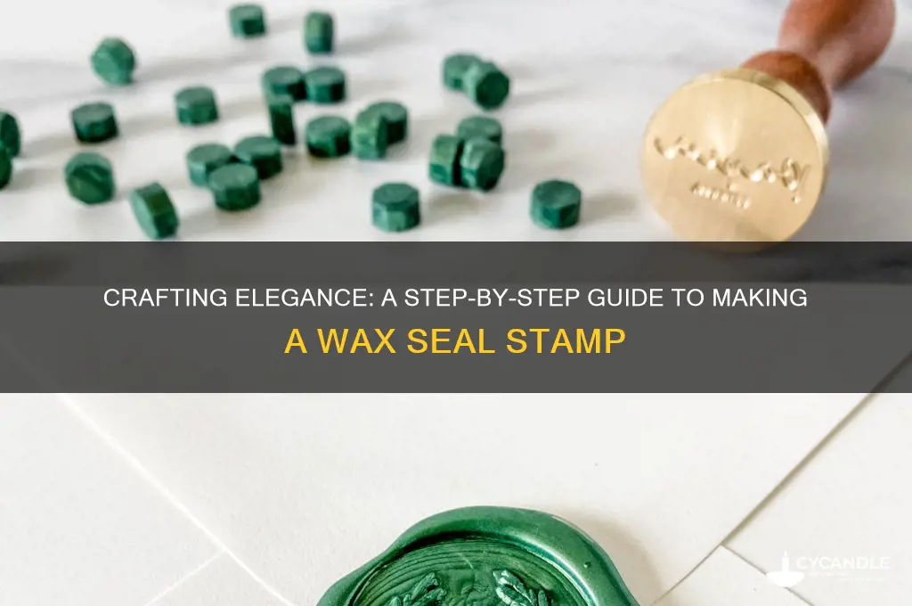 how to make a wax seal stamb