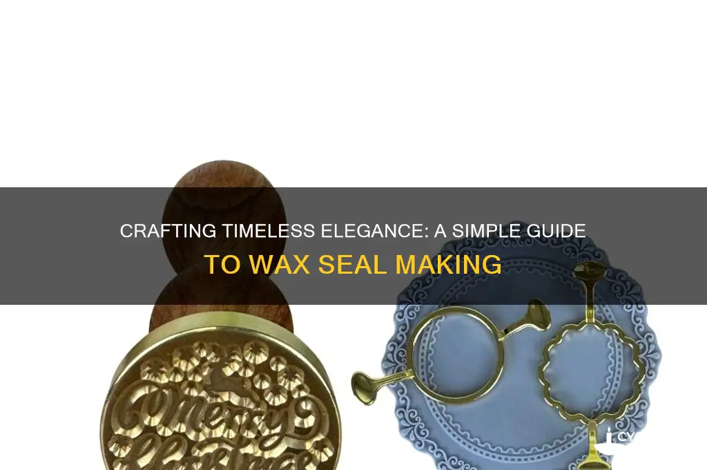 how to make a wax seal using wax candle