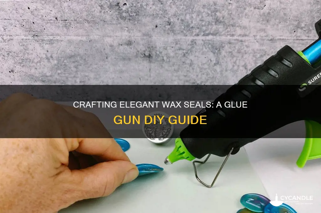 how to make a wax seal with a glue gun