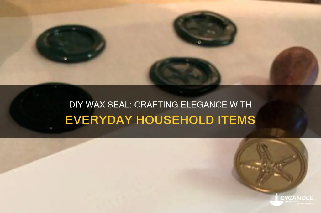 how to make a wax seal with house hold items