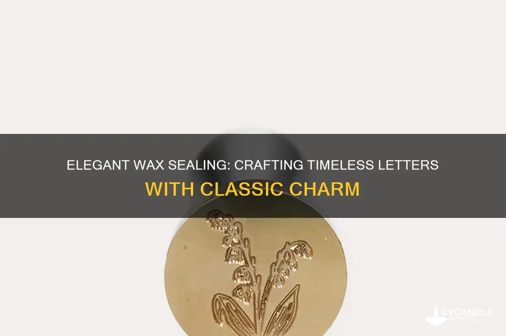 how to make a wax sealed letter