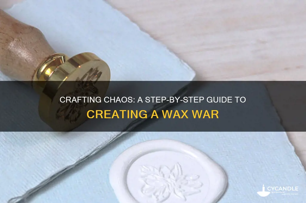 how to make a wax war