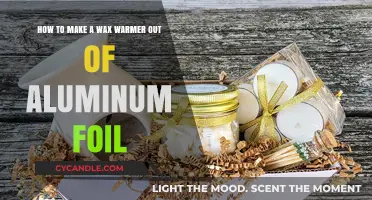 DIY Wax Warmer: Crafting with Aluminum Foil for Cozy Scents