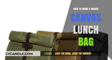 DIY Waxed Canvas Lunch Bag: Eco-Friendly Crafting Guide