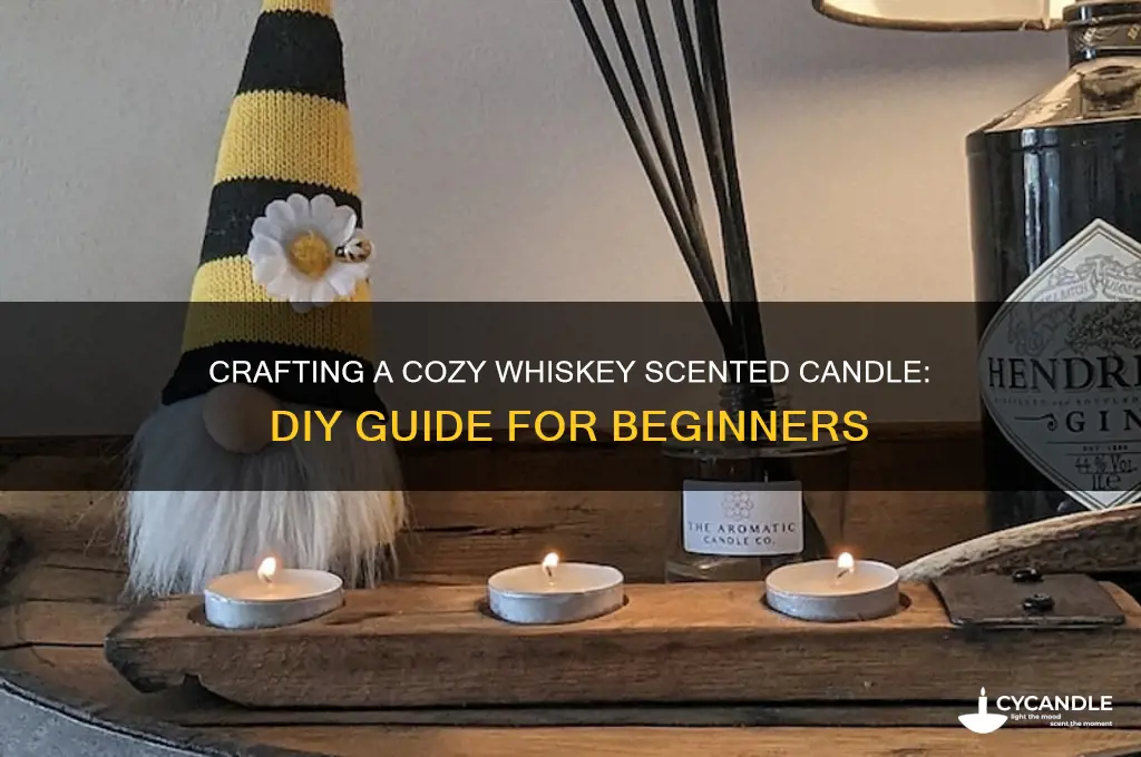 how to make a whiskey candle