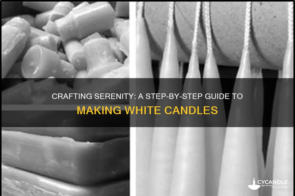 how to make a white candle