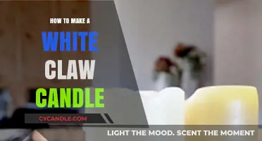 DIY White Claw Candle: Craft a Refreshing Scented Drink-Inspired Candle