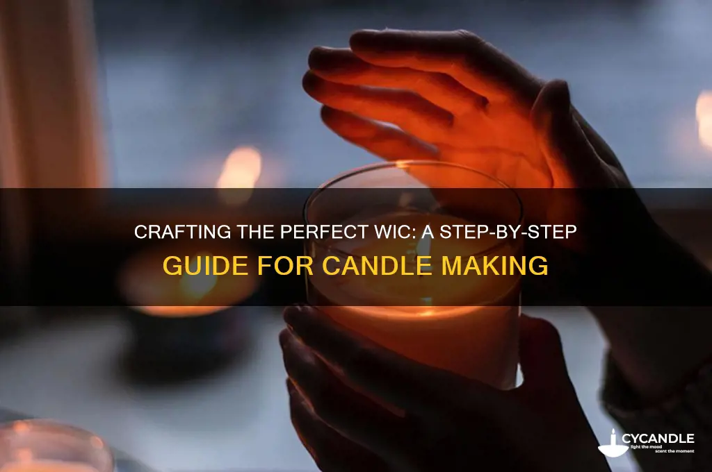 how to make a wic for candles