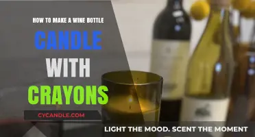 Crafting a Crayon Wine Bottle Candle: Easy DIY Guide