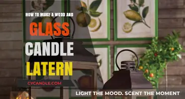 Crafting a Stunning Wood and Glass Candle Lantern: DIY Guide