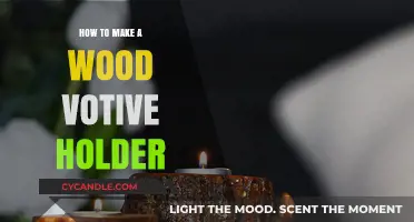 Crafting a Rustic Wood Votive Holder: A Step-by-Step Guide