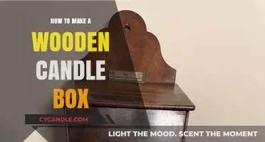 Crafting a Rustic Wooden Candle Box: A Step-by-Step DIY Guide