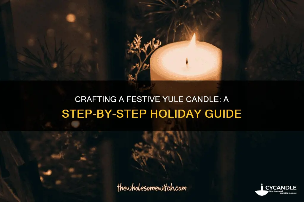 how to make a yule candle