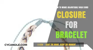Crafting Adjustable Wax Cord Closures for DIY Bracelets: A Guide