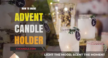 Crafting a DIY Advent Candle Holder: Simple Steps for Festive Decor