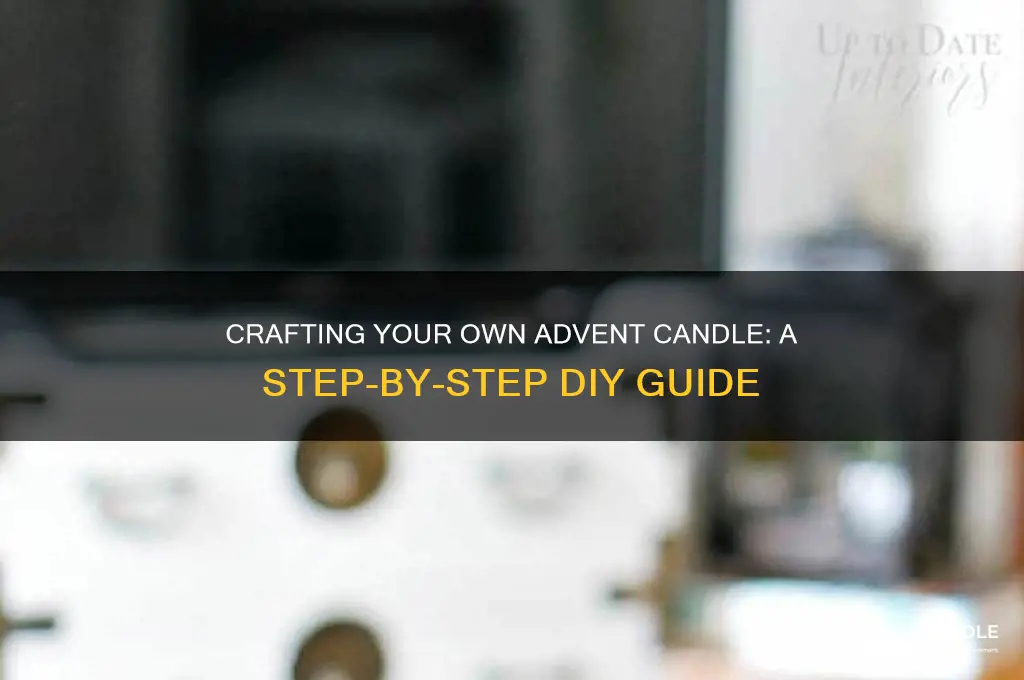 how to make advent candle